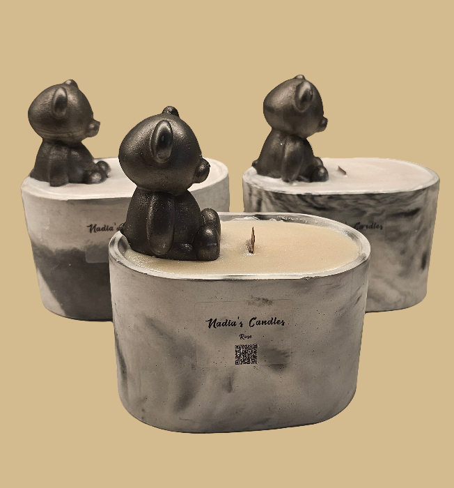 3 Bear Soya Wax Concrete Vessels
