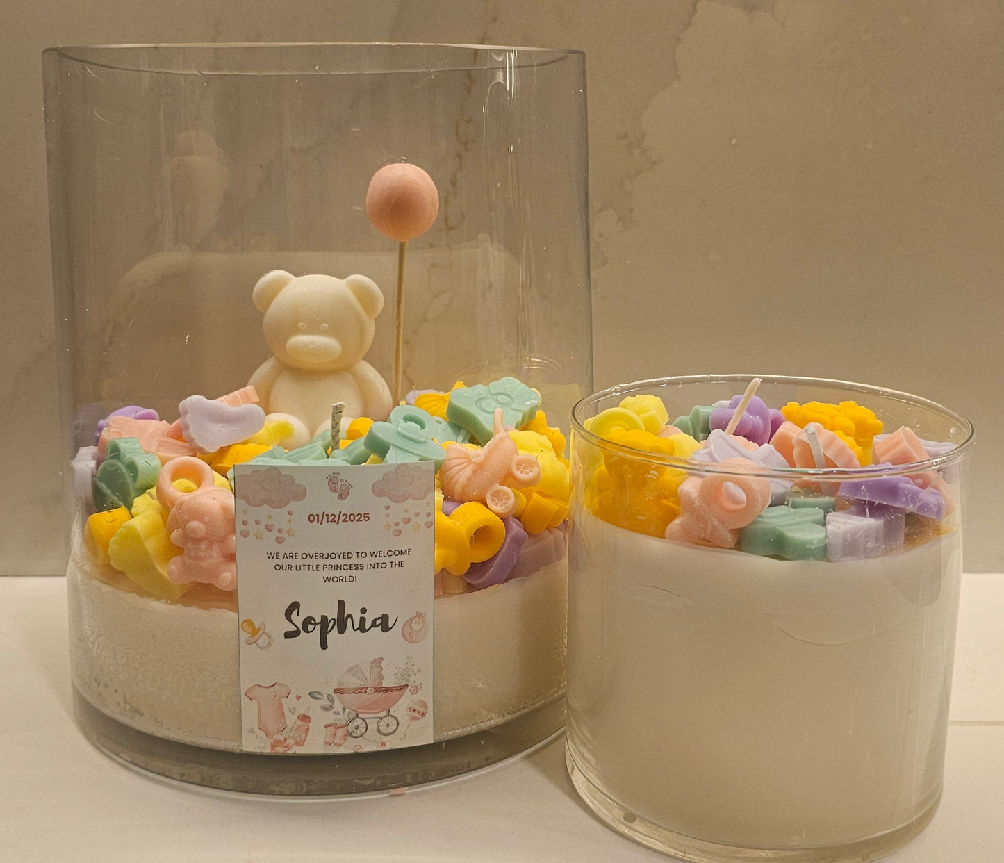 Baby-Themed Luxury Soya Candle