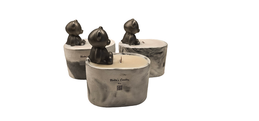 3 Bear Soya Wax Concrete Vessels