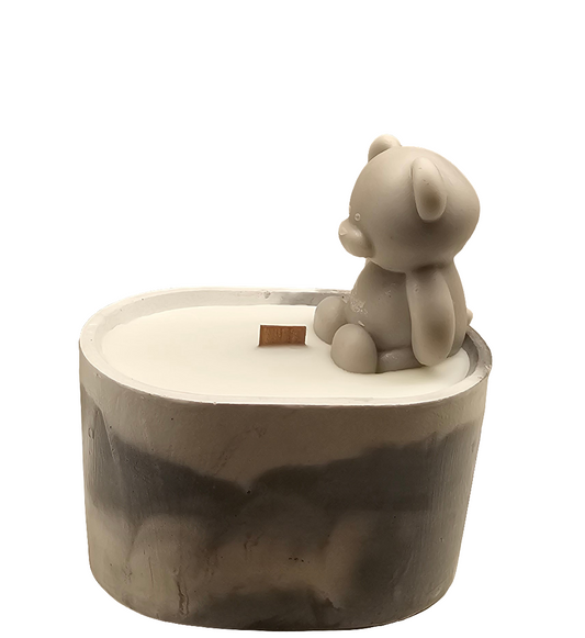 Teddy Bear Candle Vessel